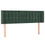 Dark green velvet headboard 147x16x78/88 cm by , Headboards and footboards - Ref: Foro24-3119253, Price: 74,83 €, Discount: %