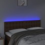 Headboard with LED brown synthetic leather 144x5x78/88 cm by , Headboards and footboards - Ref: Foro24-3121705, Price: 67,76 ...