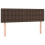 Headboard with LED brown synthetic leather 144x5x78/88 cm by , Headboards and footboards - Ref: Foro24-3121705, Price: 67,76 ...