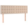 Headboard with LED synthetic leather cappuccino color 144x5x78/88 cm by , Headboards and footboards - Ref: Foro24-3121707, Pr...