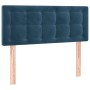 Dark blue velvet LED headboard 80x5x78/88 cm by , Headboards and footboards - Ref: Foro24-3122080, Price: 49,23 €, Discount: %