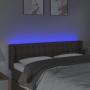 Kopfteil mit LED aus taupegrauem Stoff 147x16x78/88 cm von , Kopf- und Fußteile - Ref: Foro24-3123672, Preis: 76,80 €, Rabatt: %