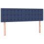 Box spring bed with blue fabric mattress 140x200 cm by , Beds and slatted bases - Ref: Foro24-3127131, Price: 456,35 €, Disco...