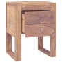 Massivholz Teak Nachttisch 40x30x50 cm von vidaXL, Nachttische - Ref: Foro24-287894, Preis: 110,56 €, Rabatt: %