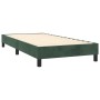 Cama box spring con colchón terciopelo verde oscuro 80x200 cm de , Camas y somieres - Ref: Foro24-3127640, Precio: 277,17 €, ...