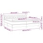 Boxspringbett mit dunkelgrüner Samtmatratze 200x200 cm von , Betten und Lattenroste - Ref: Foro24-3127694, Preis: 606,67 €, R...