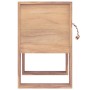 Mesita de noche de madera maciza de teca 40x30x50 cm de vidaXL, Mesitas de noche - Ref: Foro24-287894, Precio: 110,56 €, Desc...