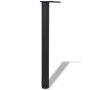 Table legs adjustable in 4 heights black 710 mm by vidaXL, Table legs - Ref: Foro24-242139, Price: 49,08 €, Discount: %