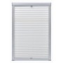 White pleated blind C04 by vidaXL, Blinds and blinds - Ref: Foro24-131308, Price: 22,99 €, Discount: %