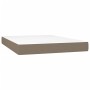 Cama box spring con colchón tela gris taupe 140x200 cm de , Camas y somieres - Ref: Foro24-3136921, Precio: 606,05 €, Descuen...