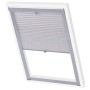 White pleated blind C04 by vidaXL, Blinds and blinds - Ref: Foro24-131308, Price: 22,99 €, Discount: %