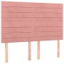 Cama box spring con colchón terciopelo rosa 140x190 cm de , Camas y somieres - Ref: Foro24-3137904, Precio: 538,70 €, Descuen...