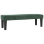 Cama box spring con colchón terciopelo verde oscuro 140x200 cm de , Camas y somieres - Ref: Foro24-3138028, Precio: 621,64 €,...