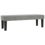 Cama box spring con colchón terciopelo gris claro 160x200 cm de , Camas y somieres - Ref: Foro24-3137971, Precio: 608,25 €, D...