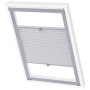 White pleated blind M08/308 by vidaXL, Blinds and blinds - Ref: Foro24-131312, Price: 33,80 €, Discount: %