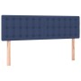 Box spring bed with blue fabric mattress 140x200 cm by , Beds and slatted bases - Ref: Foro24-3140383, Price: 449,30 €, Disco...