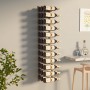 Wall wine rack for 36 golden iron bottles by , Wine racks - Ref: Foro24-340888, Price: 66,49 €, Discount: %