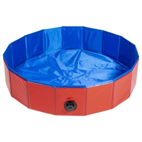 Animal Boulevard Pet Pool Cooling rot/blau M 80x80x20 cm von , Hundespielzeug - Ref: Foro24-444209, Preis: 25,99 €, Rabatt: %