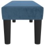 Banco de terciopelo azul oscuro 100x30x30 cm de , Bancos - Ref: Foro24-346670, Precio: 53,94 €, Descuento: %