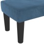 Banco de terciopelo azul oscuro 100x30x30 cm de , Bancos - Ref: Foro24-346670, Precio: 53,94 €, Descuento: %