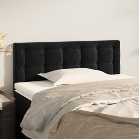 Black velvet headboard 80x5x78/88 cm by , Headboards and footboards - Ref: Foro24-346412, Price: 45,10 €, Discount: %