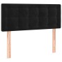 Black velvet headboard 80x5x78/88 cm by , Headboards and footboards - Ref: Foro24-346412, Price: 45,12 €, Discount: %