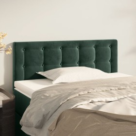 Dark green velvet headboard 90x5x78/88 cm by , Headboards and footboards - Ref: Foro24-346433, Price: 47,71 €, Discount: %