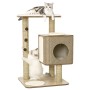 Jack and Vanilla Molly braunes Katzenkratzhaus 56x56x86 cm von , Katzenmöbel - Ref: Foro24-444200, Preis: 138,00 €, Rabatt: %