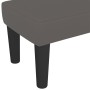 Synthetic leather gray bench 100x30x30 cm by , Banks - Ref: Foro24-346664, Price: 48,76 €, Discount: %