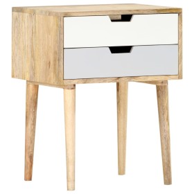 Solid mango wood bedside table 47x35x59 cm by vidaXL, Nightstands - Ref: Foro24-286481, Price: 91,75 €, Discount: %