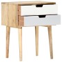 Solid mango wood bedside table 47x35x59 cm by vidaXL, Nightstands - Ref: Foro24-286481, Price: 91,67 €, Discount: %