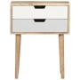 Solid mango wood bedside table 47x35x59 cm by vidaXL, Nightstands - Ref: Foro24-286481, Price: 91,67 €, Discount: %