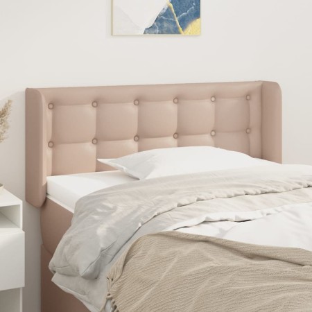 Cappuccino synthetic leather headboard 83x16x78/88 cm by , Headboards and footboards - Ref: Foro24-3118845, Price: 49,99 €, D...