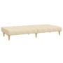 2-seater sofa bed in cream fabric by , Sofas - Ref: Foro24-337480, Price: 170,99 €, Discount: %