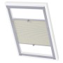 Cream pleated blind P08/408 by vidaXL, Blinds and blinds - Ref: Foro24-131328, Price: 26,50 €, Discount: %