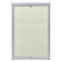 Cream pleated blind P08/408 by vidaXL, Blinds and blinds - Ref: Foro24-131328, Price: 26,50 €, Discount: %