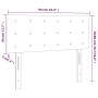 Cabecero con LED de terciopelo rosa 90x5x78/88 cm de , Cabeceros y pies de cama - Ref: Foro24-3122087, Precio: 51,99 €, Descu...