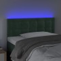 Dark green velvet LED headboard 90x5x78/88 cm by , Headboards and footboards - Ref: Foro24-3122085, Price: 51,78 €, Discount: %