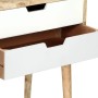 Solid mango wood bedside table 47x35x59 cm by vidaXL, Nightstands - Ref: Foro24-286481, Price: 91,67 €, Discount: %