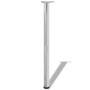 4 height-adjustable table legs 870 mm chrome color by vidaXL, Table legs - Ref: Foro24-242143, Price: 57,37 €, Discount: %