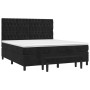 Box spring bed with black velvet mattress 180x200 cm by , Beds and slatted bases - Ref: Foro24-3138039, Price: 710,58 €, Disc...