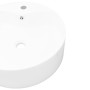 Lavabo de cerámica con agujero para grifo/desagüe blanco redondo de vidaXL, Lavabos - Ref: Foro24-141938, Precio: 67,17 €, De...