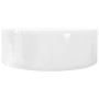 Lavabo de cerámica con agujero para grifo/desagüe blanco redondo de vidaXL, Lavabos - Ref: Foro24-141938, Precio: 67,17 €, De...