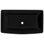 Lavabo de cerámica negro rectangular de vidaXL, Lavabos - Ref: Foro24-141923, Precio: 92,47 €, Descuento: %