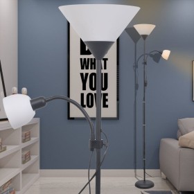 Black floor lamp by vidaXL, Lamps - Ref: Foro24-242733, Price: 35,78 €, Discount: %