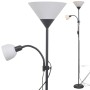 Black floor lamp by vidaXL, Lamps - Ref: Foro24-242733, Price: 33,03 €, Discount: %