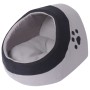 Cama cubo para gatos tamaño M gris y negra de vidaXL, Camas para gatos - Ref: Foro24-131368, Precio: 34,73 €, Descuento: %