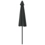 Semicircular balcony umbrella with gray aluminum pole 270x144 cm by , Umbrellas - Ref: Foro24-44589, Price: 47,52 €, Discount: %