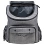 Jack and Vanilla Mochila para mascotas Travel gris/negro 40x25x36 cm de , Transportines y cajas para mascotas - Ref: Foro24-4...