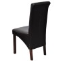 Dining chairs 4 units brown synthetic leather by , dining chairs - Ref: Foro24-160319, Price: 357,99 €, Discount: %